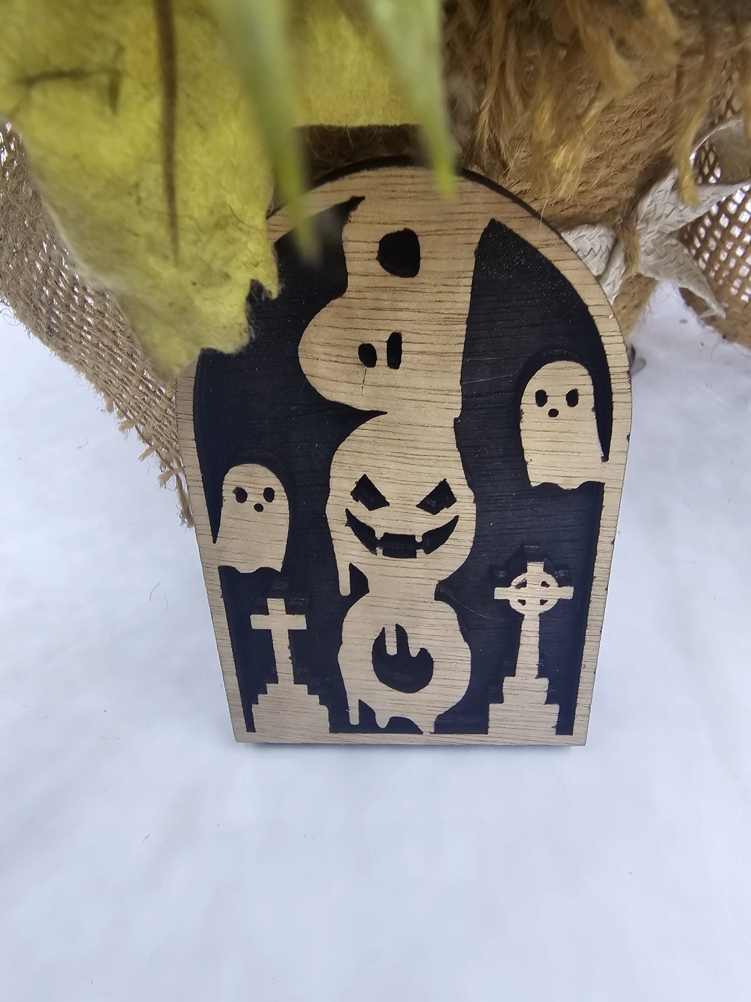 Magneți din lemn, înfricoșători pentru Halloween Magneți din lemn, înfricoșători pentru Halloween