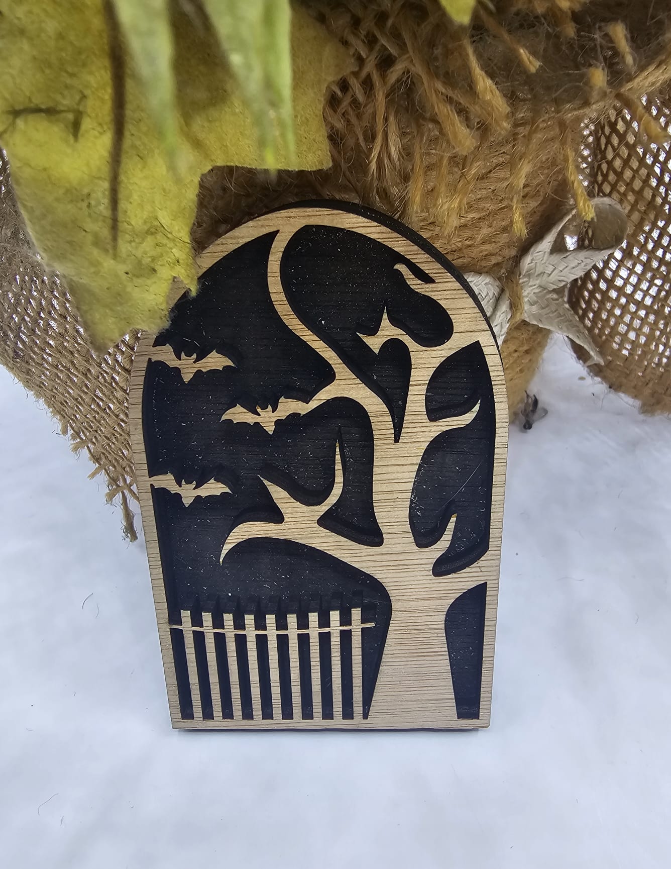 Magneți din lemn, înfricoșători pentru Halloween Magneți din lemn, înfricoșători pentru Halloween
