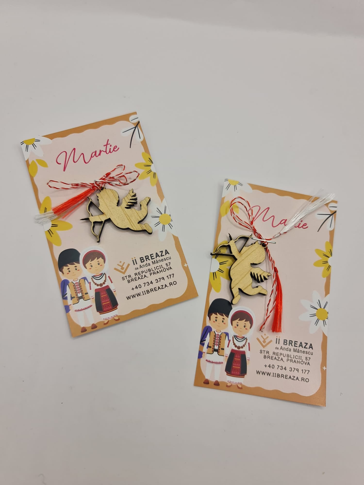 Mărțișor „Cupidon” din lemn – simbol al iubirii Mărțișor „Cupidon” din lemn – simbol al iubirii