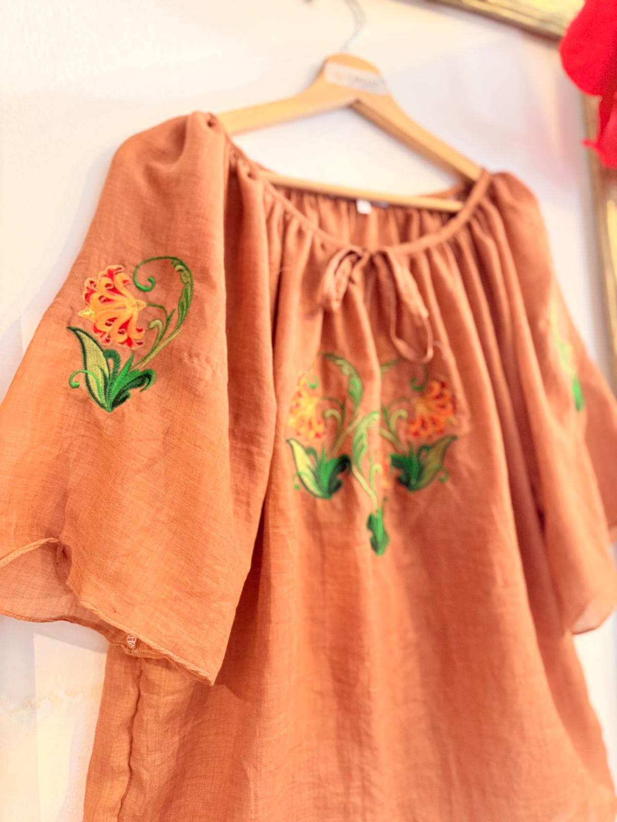 Bluza Culori - Floare de Foc Bluza Culori - Floare de Foc