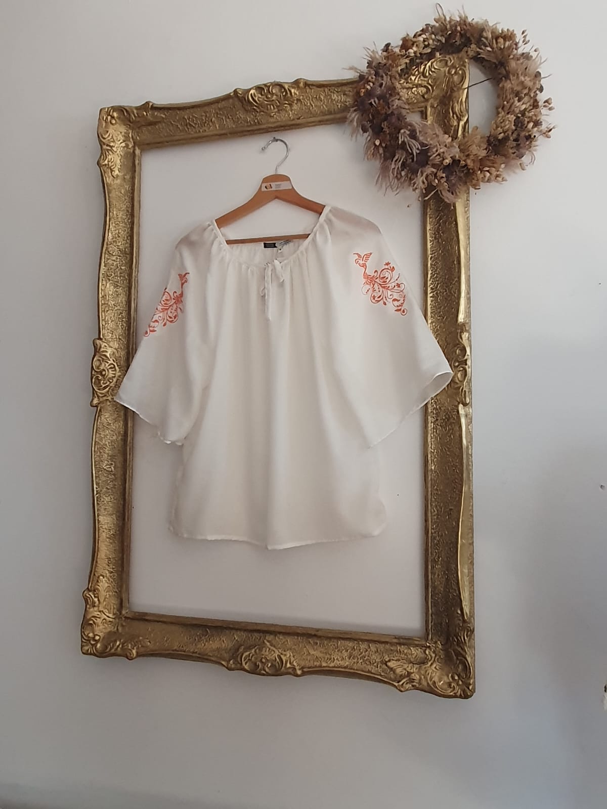 Bluză mânecă scurtă, model Phoenix Bluză mânecă scurtă, model Phoenix