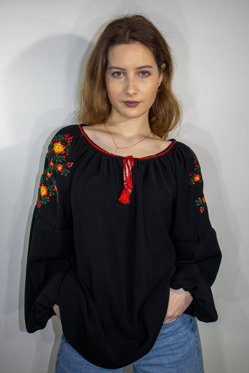 Bluza in spiritul traditiei - Soare Bluza in spiritul traditiei - Soare