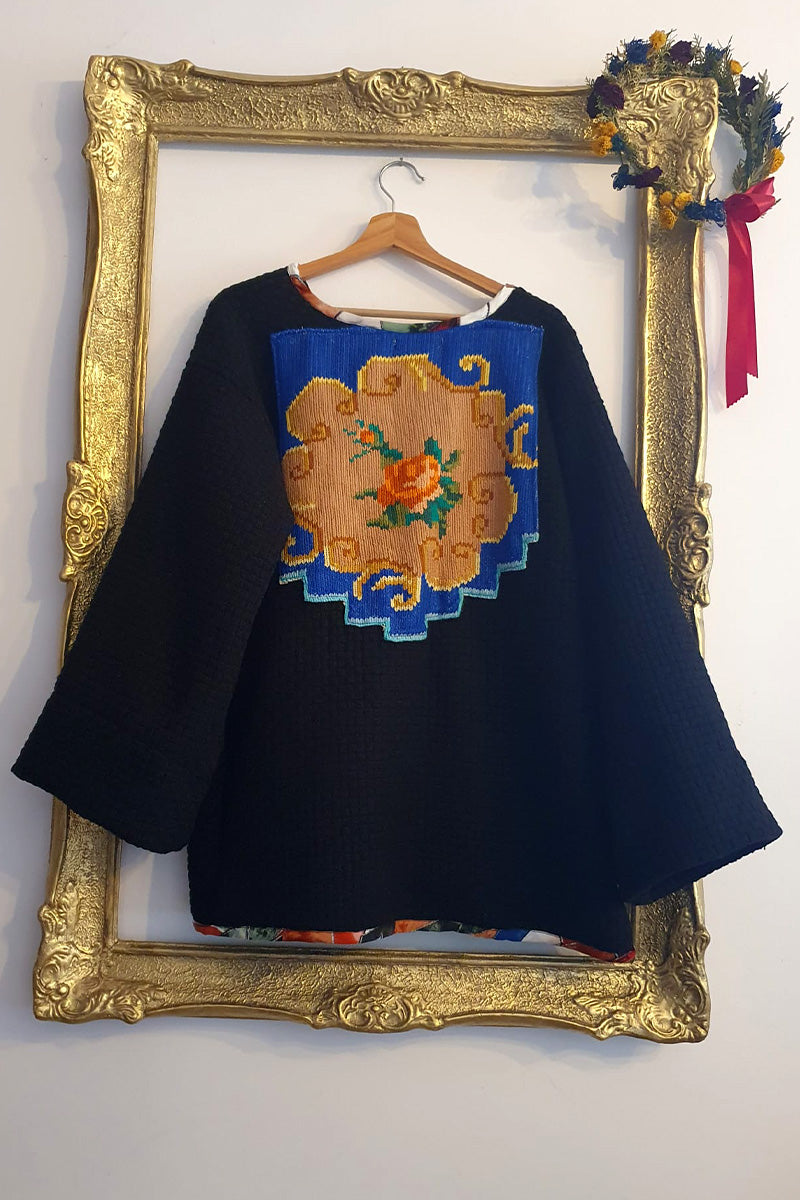 Cardigan cu Aplicații Cardigan cu Aplicații