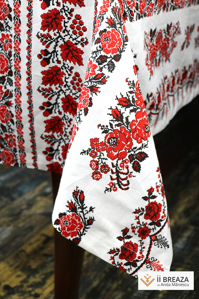 Față de masă cu imprimeu floral Față de masă cu imprimeu floral