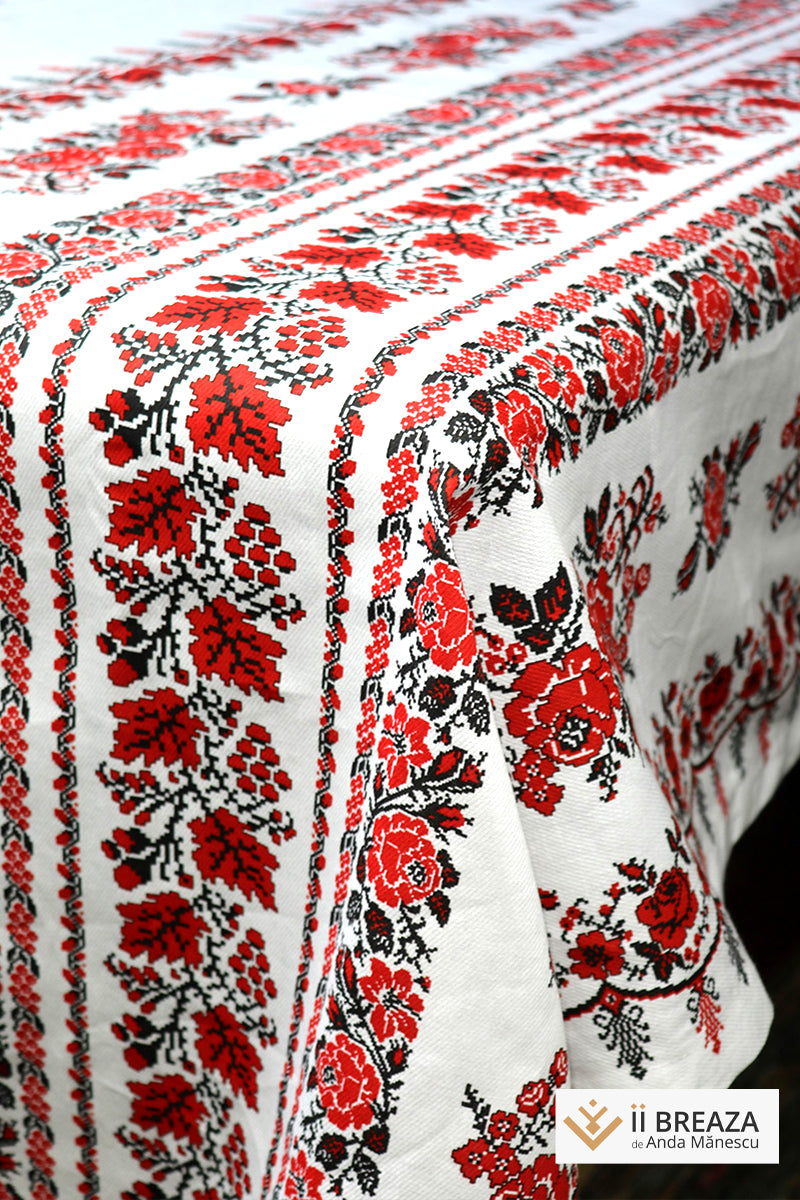 Față de masă cu imprimeu floral Față de masă cu imprimeu floral