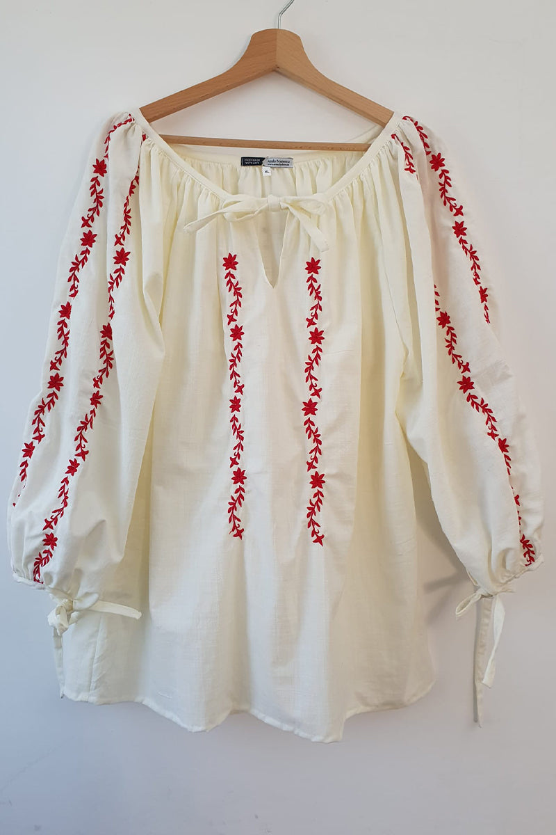 Bluză, în spiritul tradiției, model Șirul Vieții Bluză, în spiritul tradiției, model Șirul Vieții