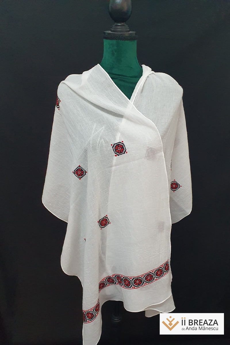 Maramă Brodată Manual- model Roata Norocului Maramă Brodată Manual- model Roata Norocului