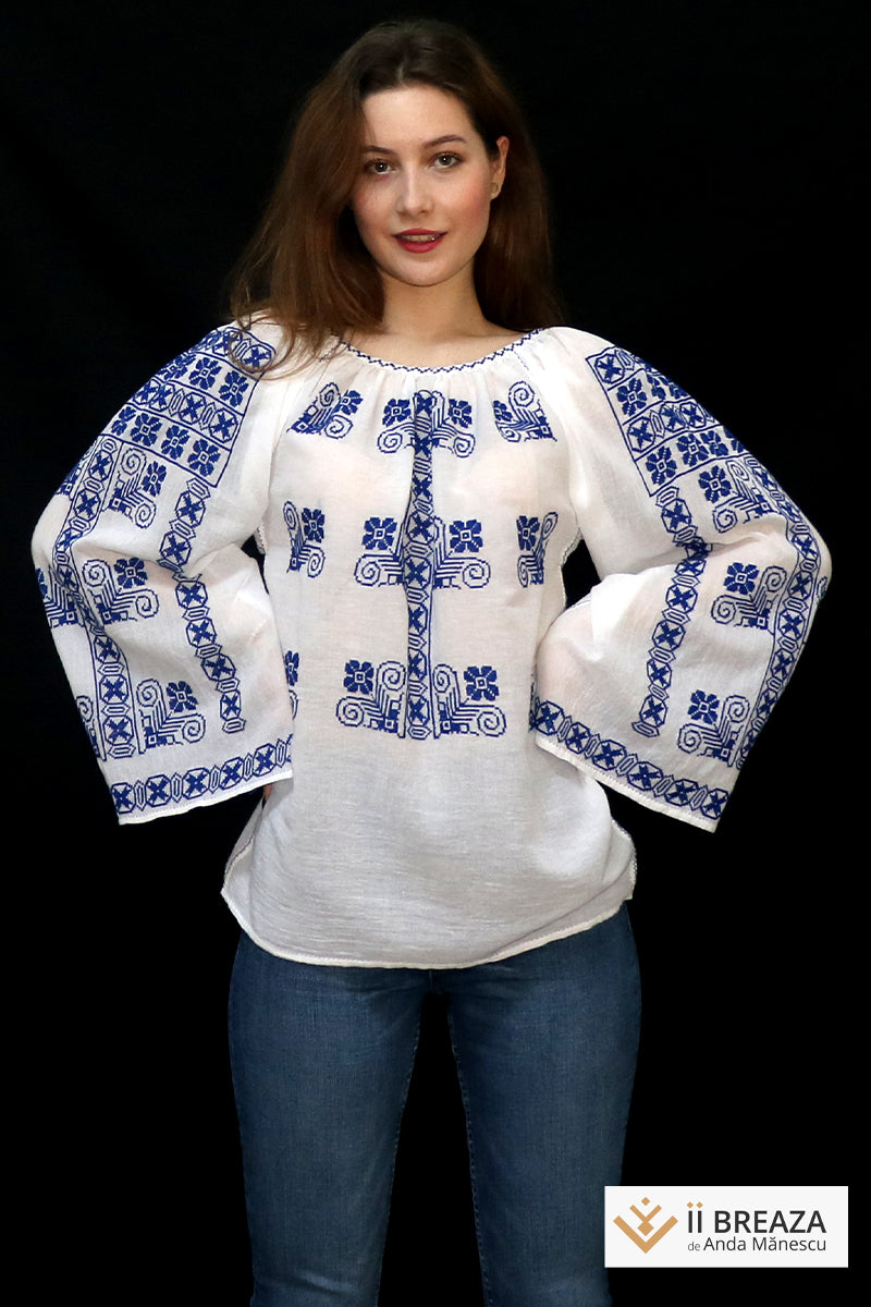 IE Tradiționala de Breaza, model Morișca, broderie manuală IE Tradiționala de Breaza, model Morișca, broderie manuală