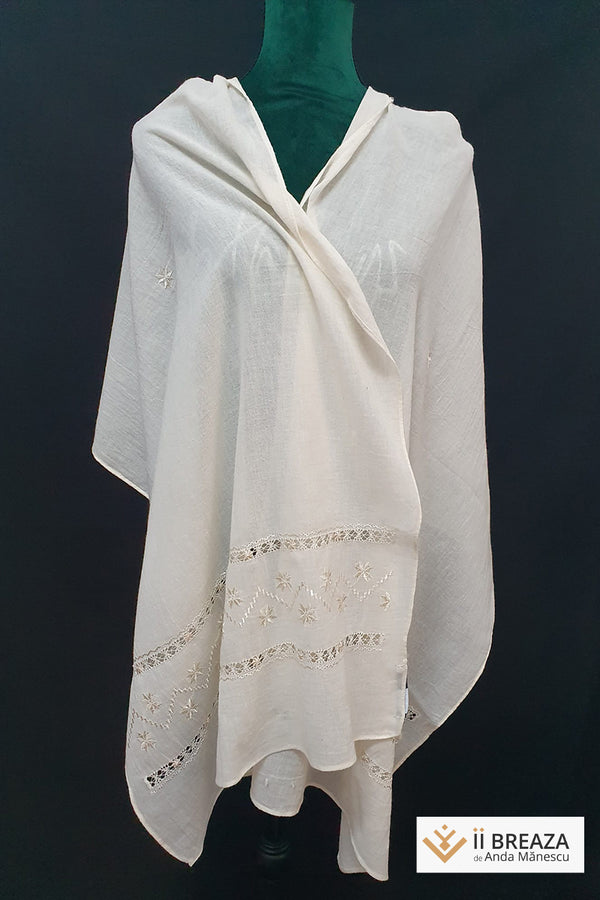 Maramă Brodată Manual - model Steaua cu 8 Țăpi