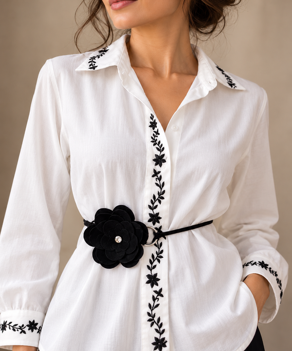 Floare - curea sau choker?