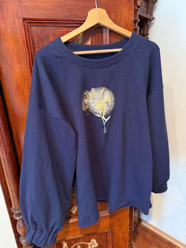 Bluză/ Hanorac cu broderie - Zână