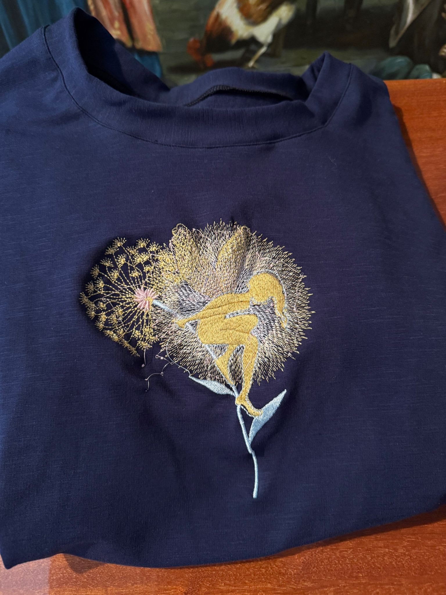 Bluză/ Hanorac cu broderie - Zână
