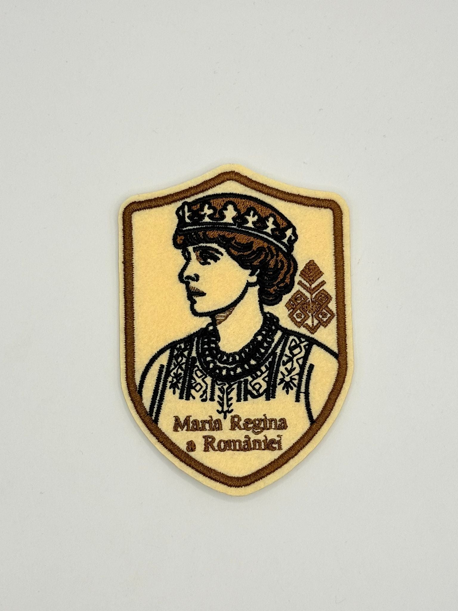 Emblemă / Patch brodată - Regina Maria