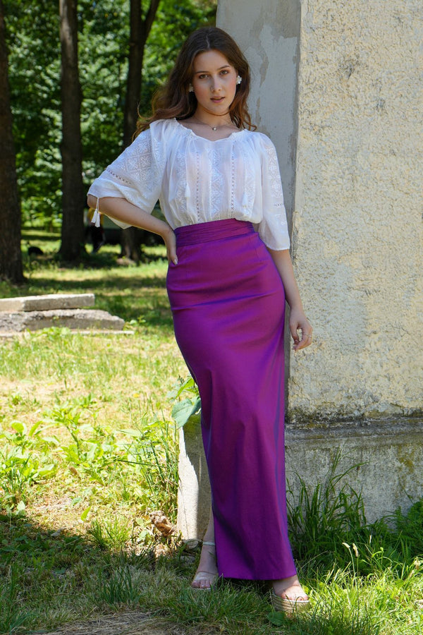 Fustă “Eleganță Imperială” – Colecția Regina Maria