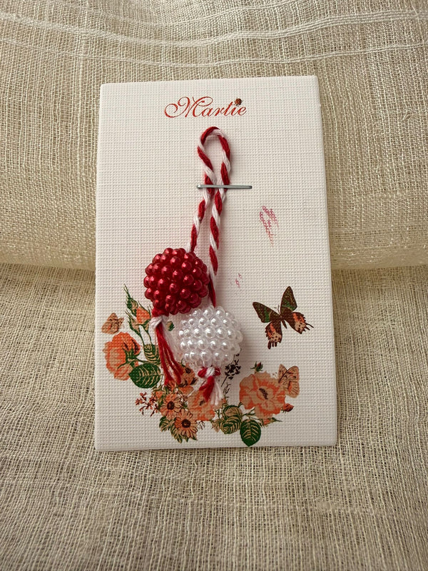 Mărțișor cu mărgeluțe