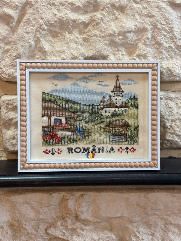 Tablou tip goblen, în spiritul României, model Transilvania