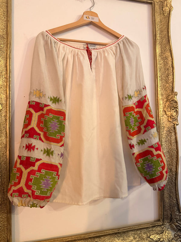 Bluza cu maneci vintage - Comuniunea Om Dumnezeu