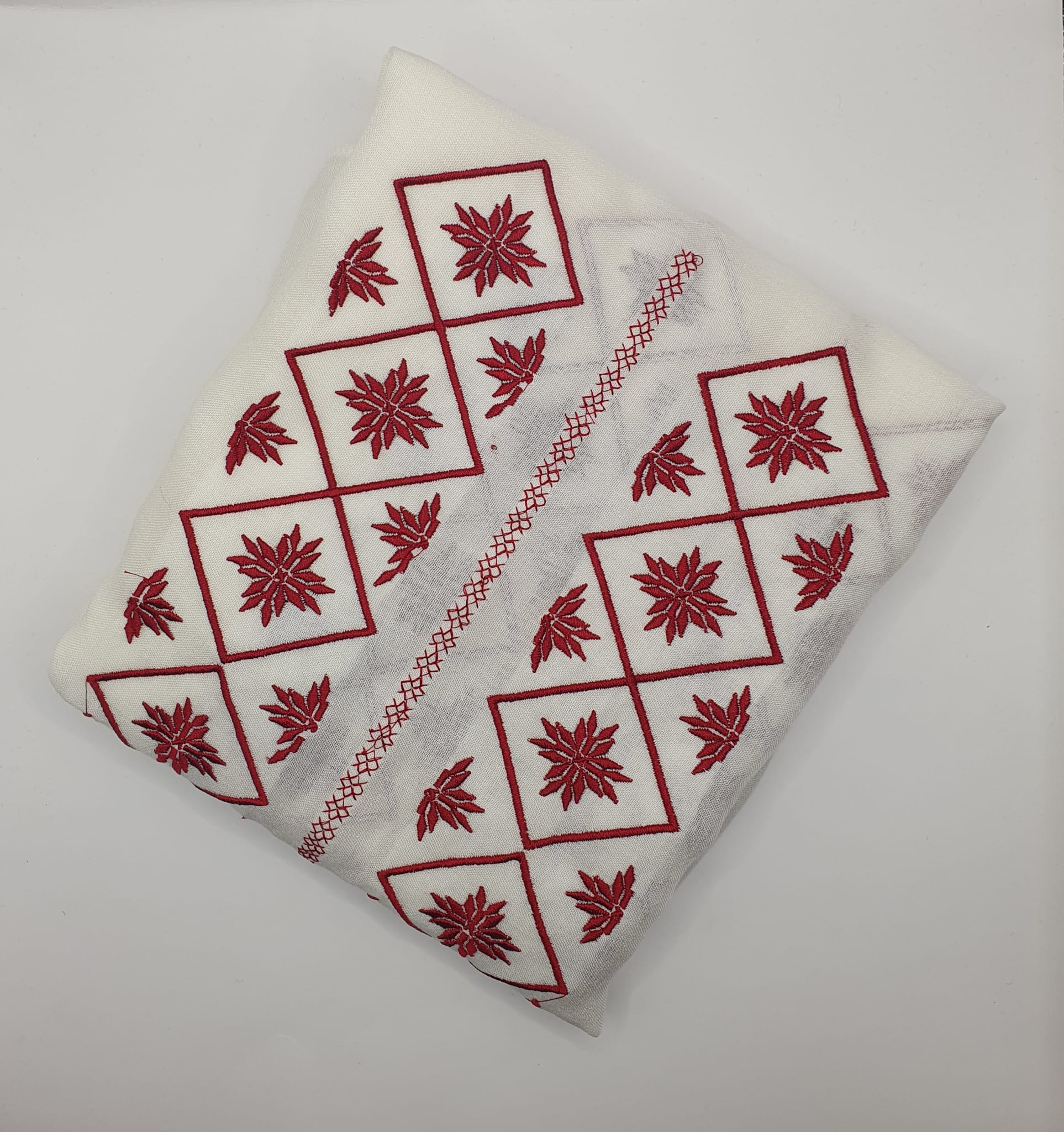 Maramă/ eșarfă, model ”Steaua cu 16 Țăpi”, 200 x 50 cm
