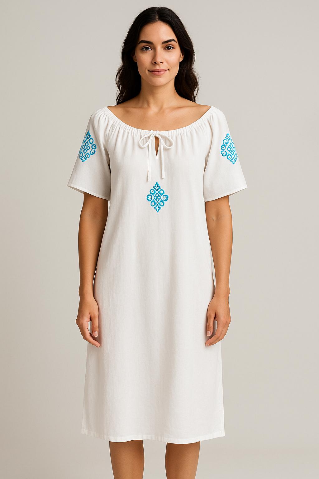 Rochie Ana - cu simboluri inspirate din tradiție