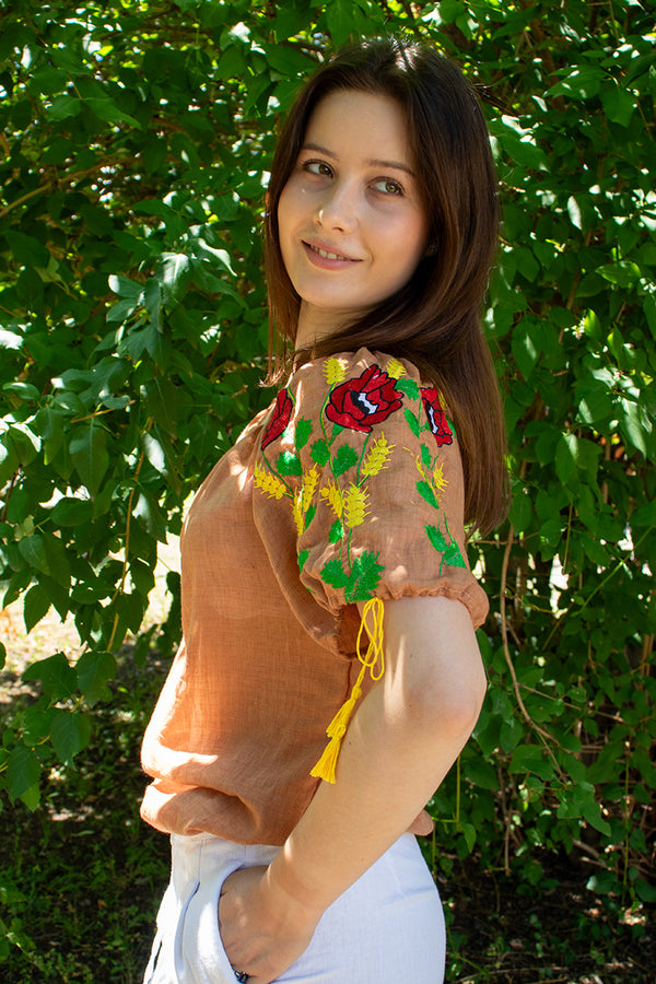 Colecția Culori! - Bluză model Maci