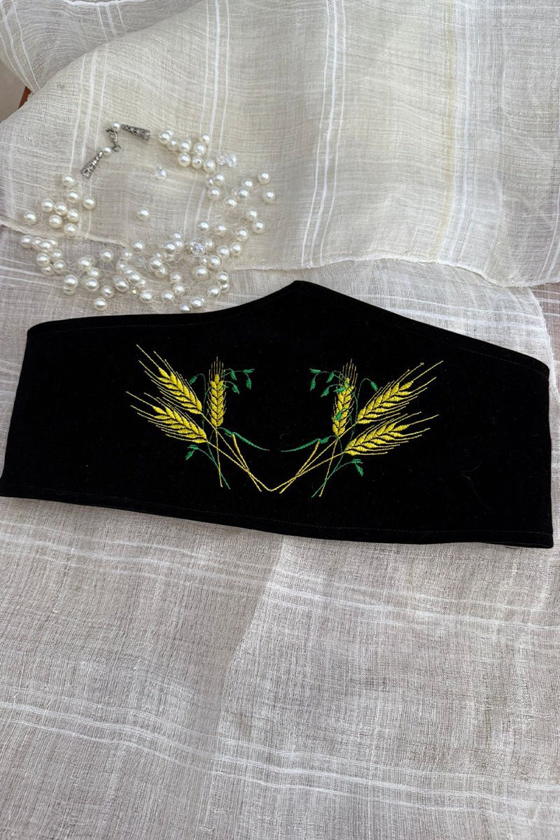 Brâu tip corset brodat cu spice