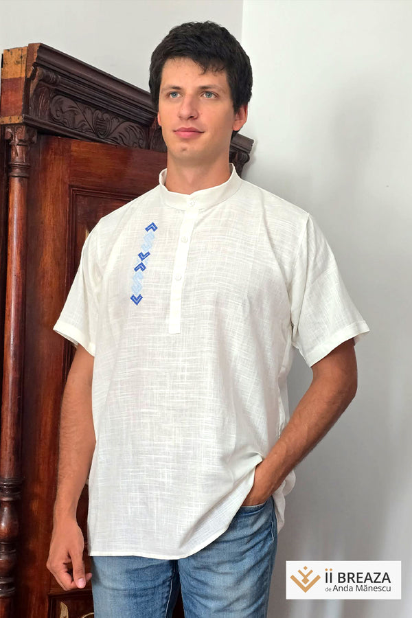 Cămașă bărbat, mânecă scurtă, model Alex
