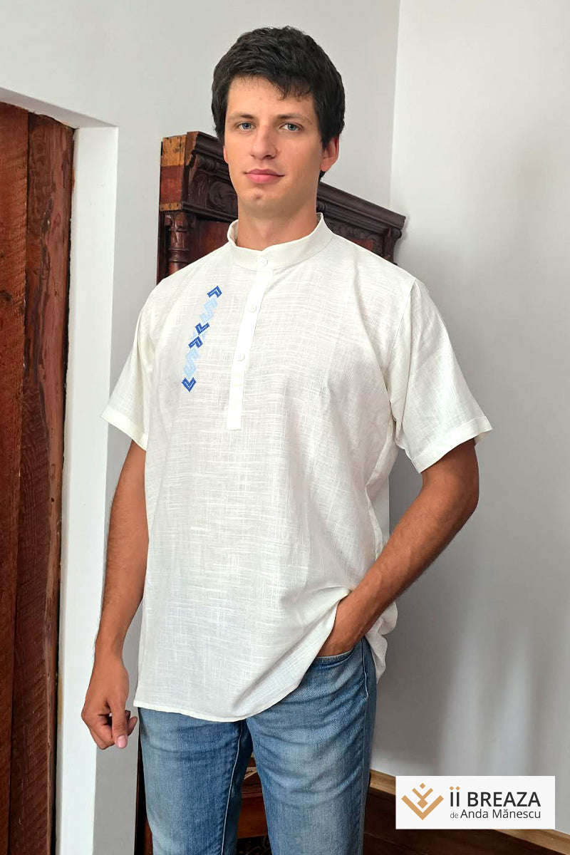 Cămașă bărbat, mânecă scurtă, model Alex