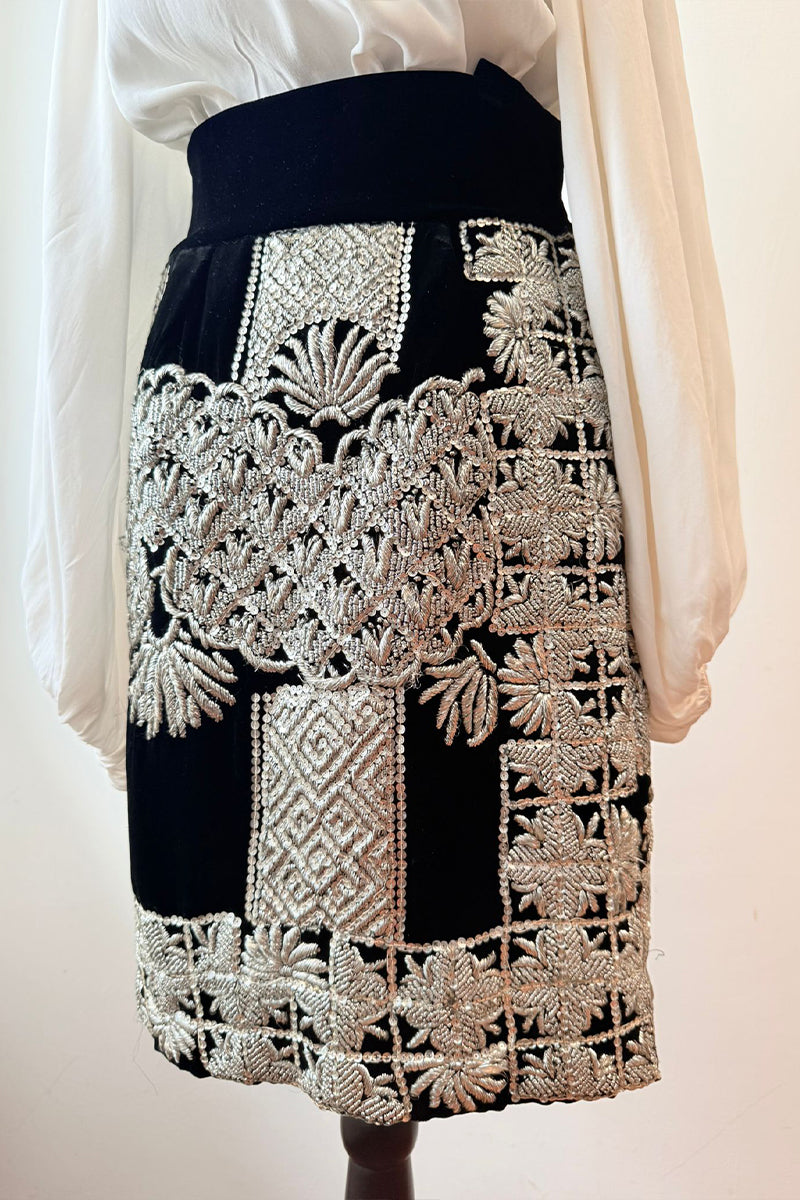 Fustă vintage tip fotă, piesă de colecție