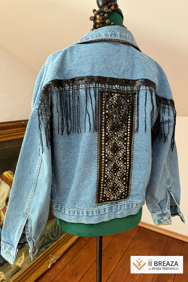 Geacă de Blugi - Stele și Paiete