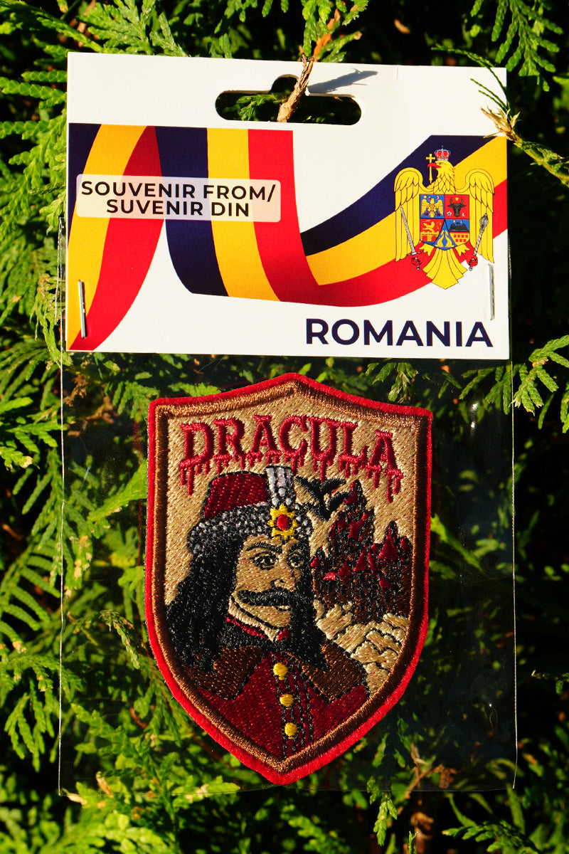 Emblema/ Patch brodată, cu velcro adeziv - Dracula