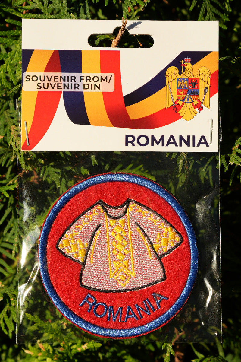 Emblemă / Patch brodată, cu velcro adeziv – IA RomânIA