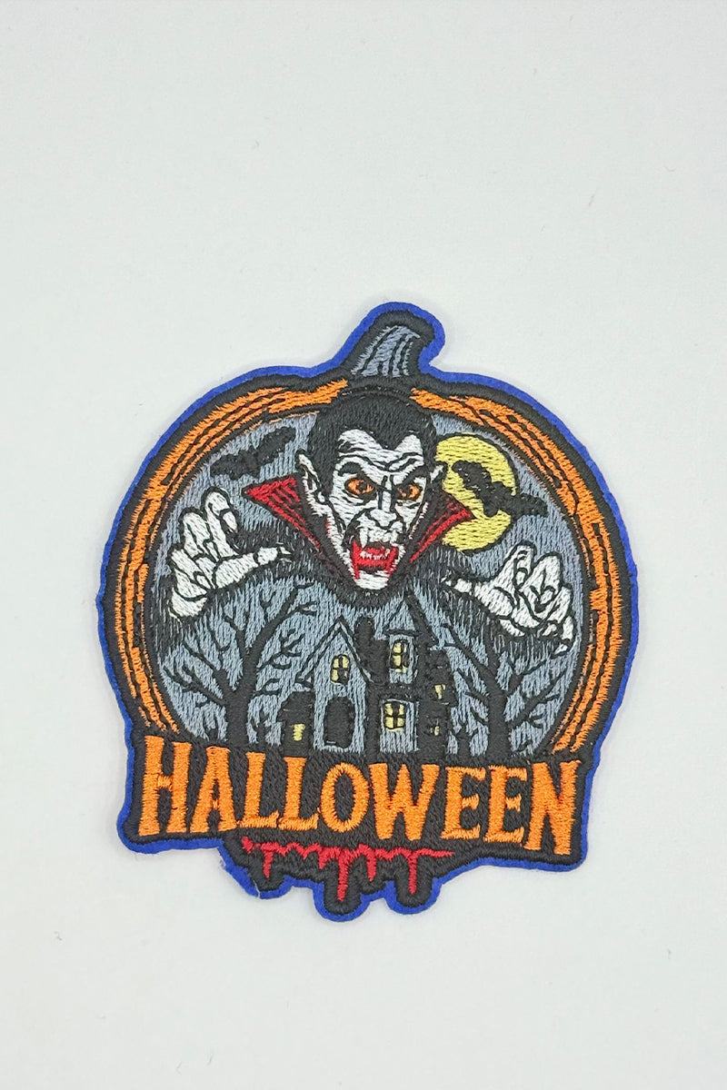 Patch brodat/ Emblemă suvenir România - Halloween Dracula