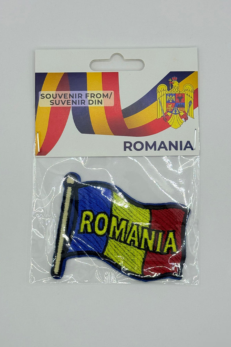 Parch brodat/ Emblemă suvenir Romnânia - steag