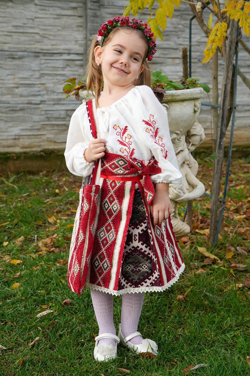 Fotă tradițională / catrință, model Miru