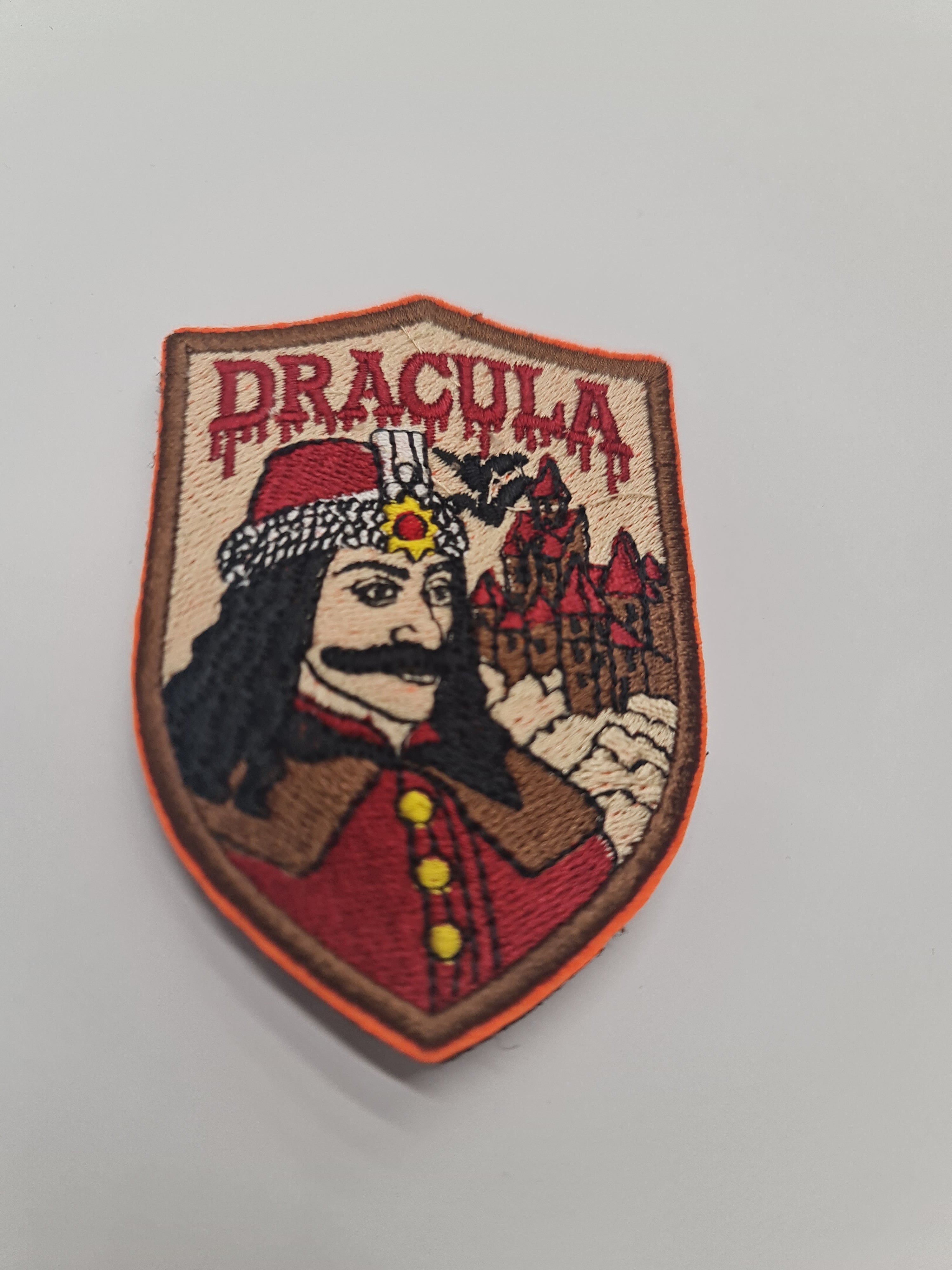 Emblema/ Patch brodată, cu velcro adeziv - Dracula