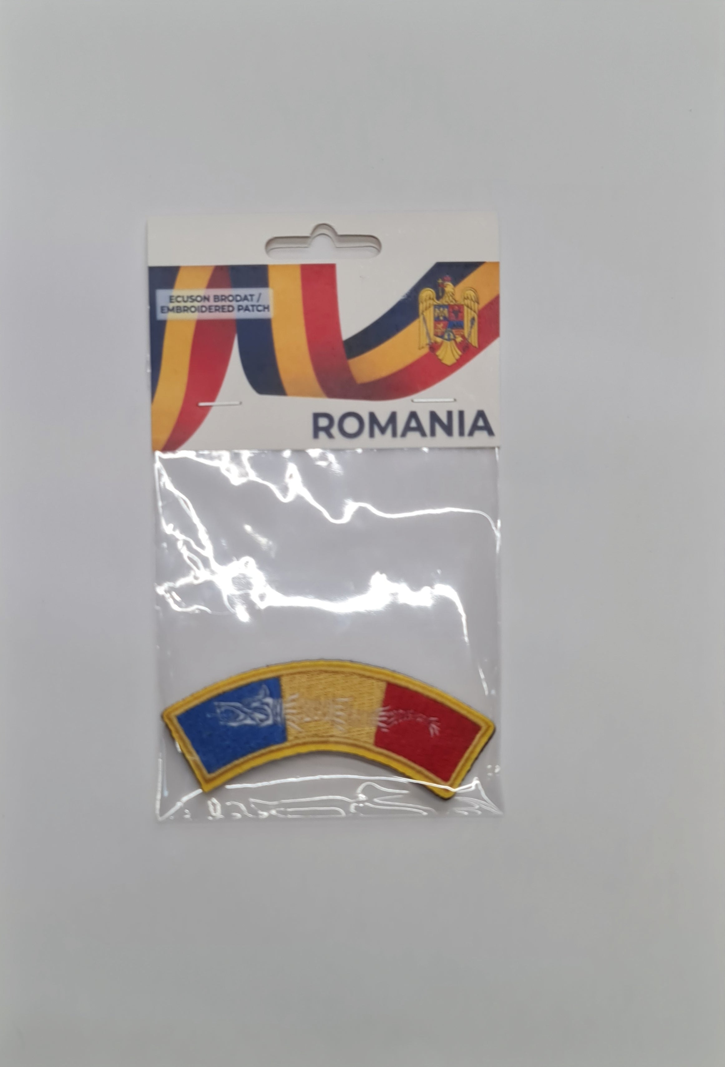 Emblemă / Patch brodată cu velcro adeziv – Lupul Dacic