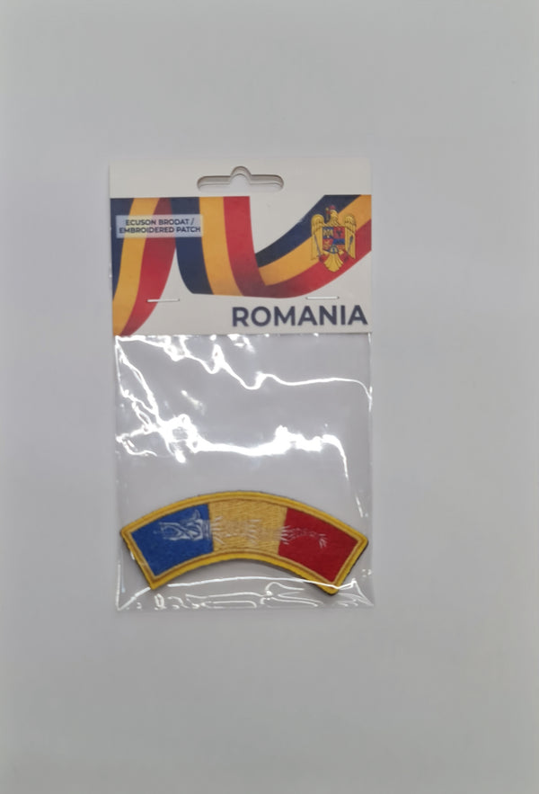 Emblemă / Patch brodată cu folie adezivă – Lupul Dacic