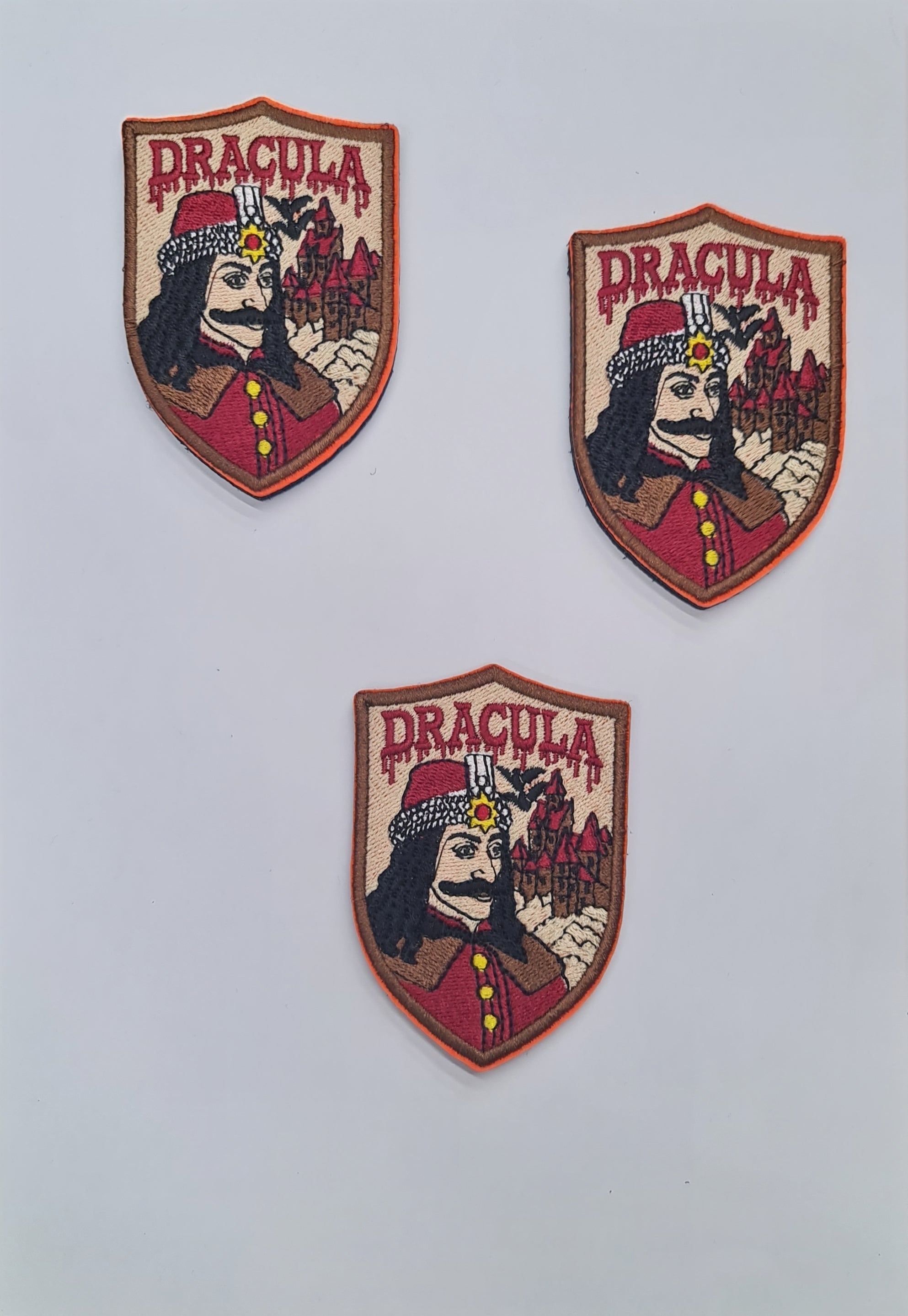 Emblema/ Patch brodată, cu velcro adeziv - Dracula