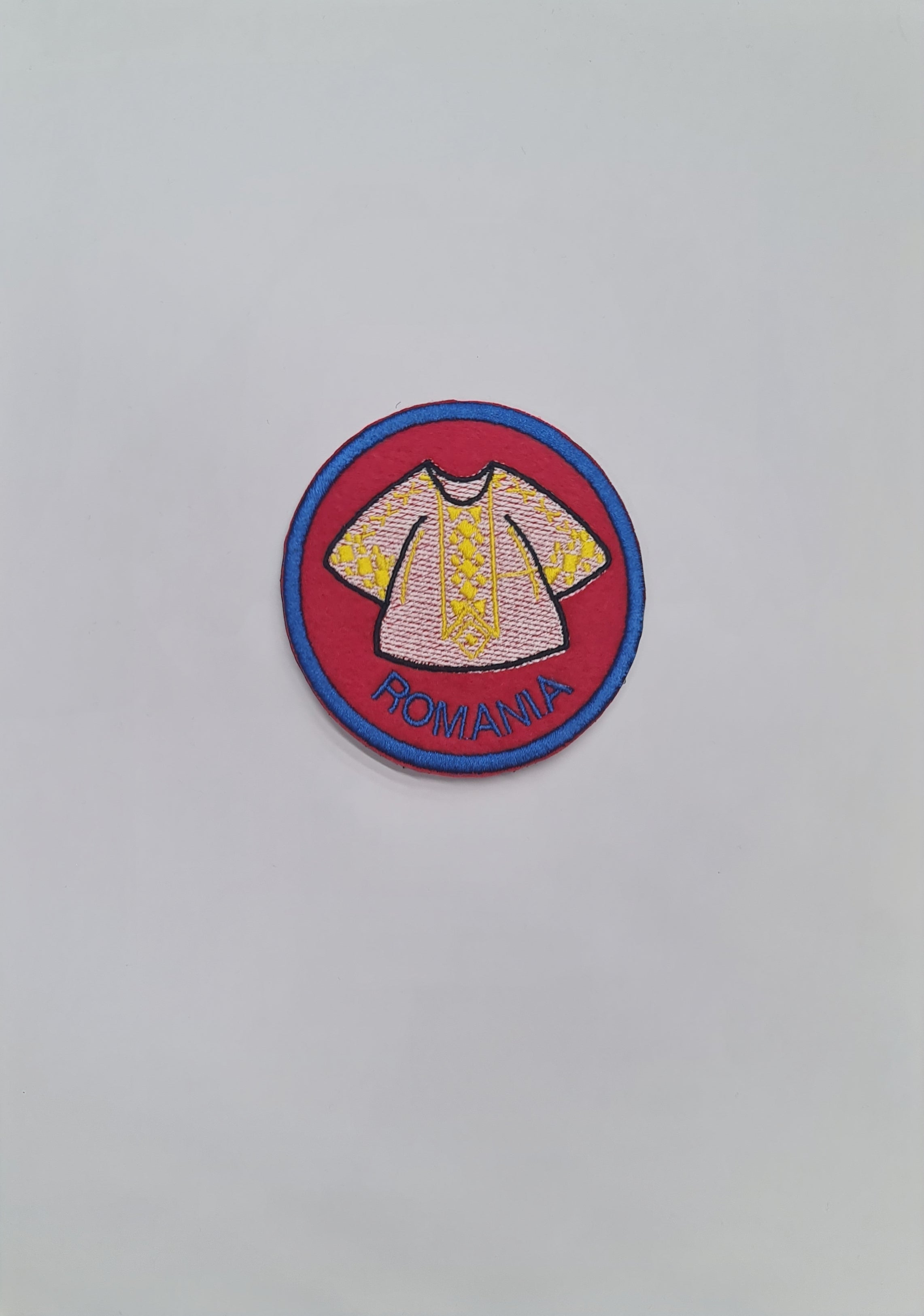 Emblemă / Patch brodată, cu velcro adeziv – IA RomânIA