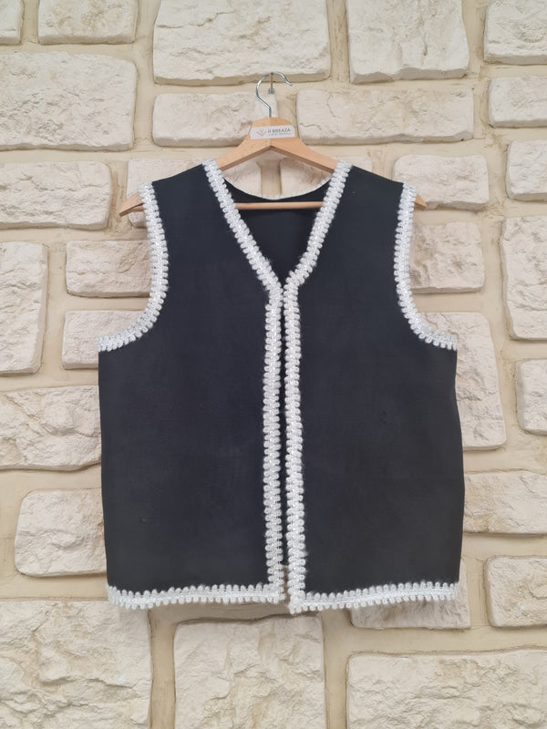 Vestă bărbătească din stofă