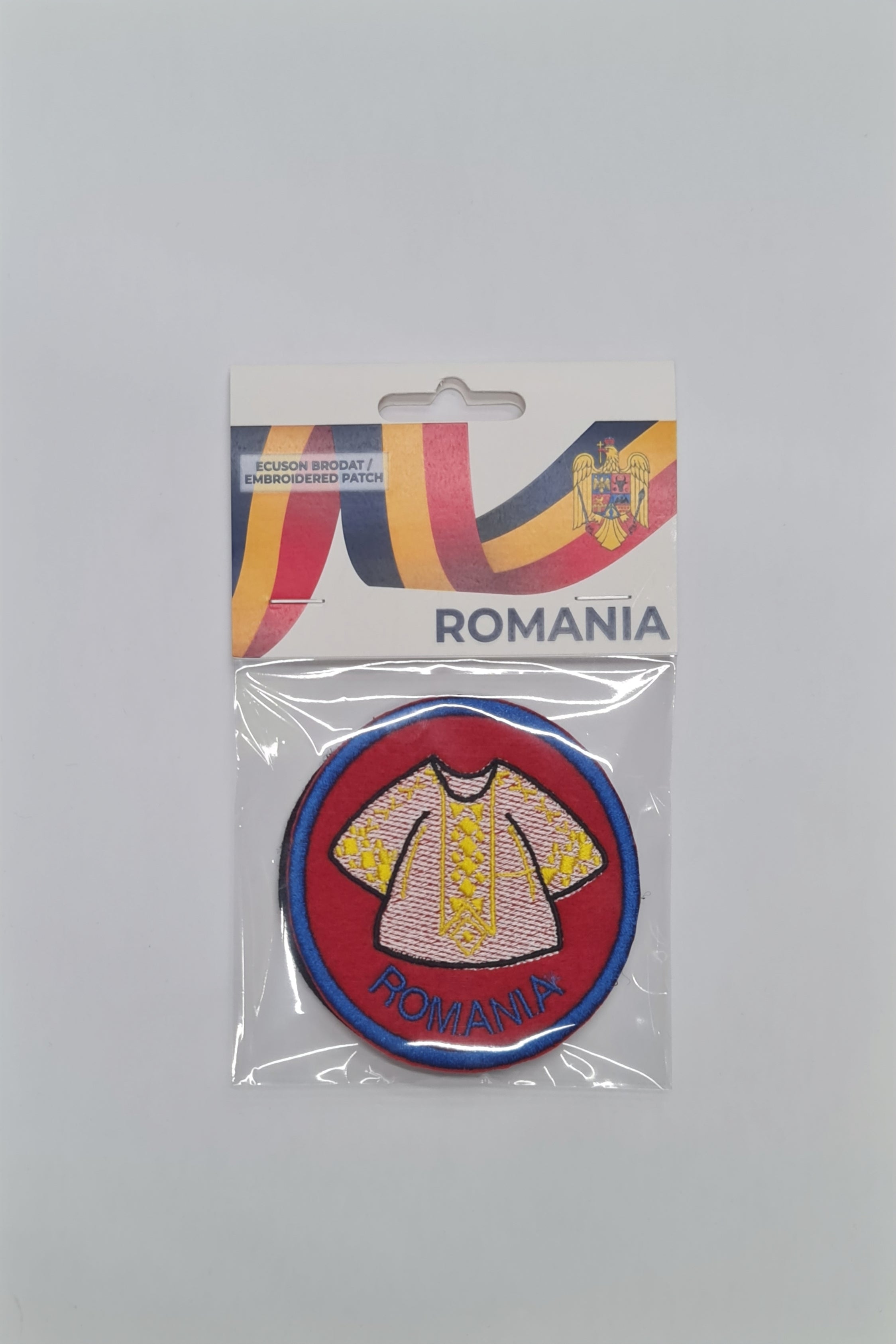 Emblemă / Patch brodată, cu velcro adeziv – IA RomânIA