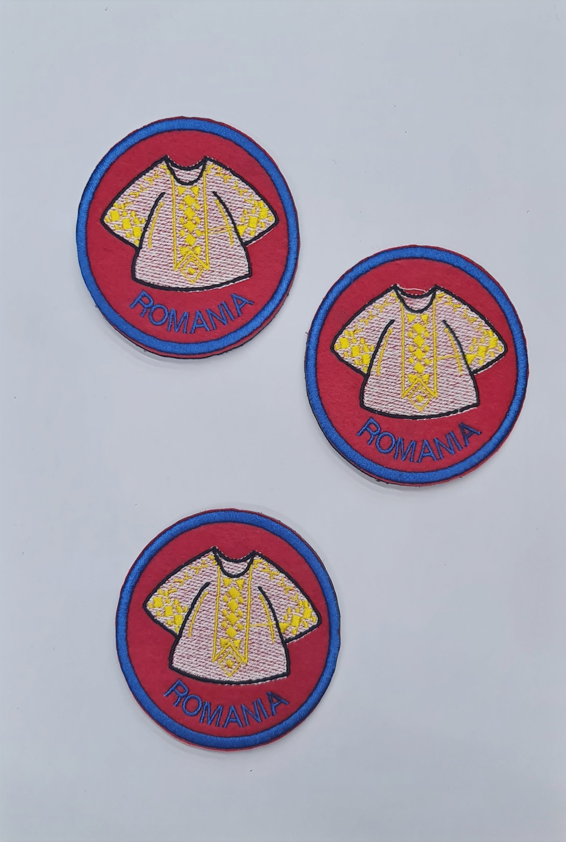 Emblemă / Patch brodată, cu velcro adeziv – IA RomânIA