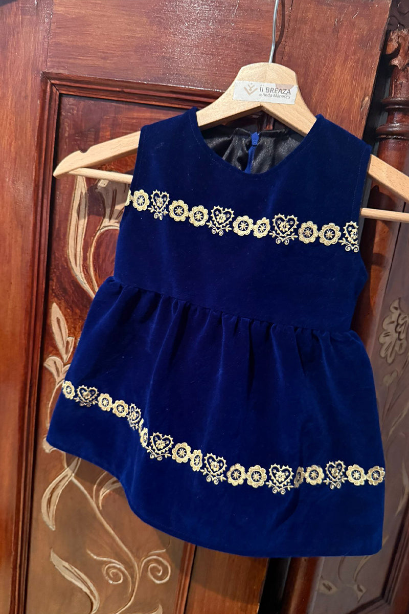 Rochiță de catifea, model Lavi