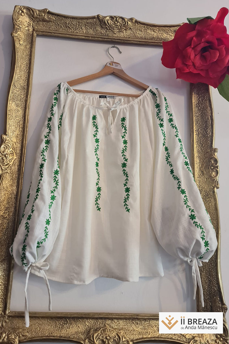 Bluză, în spiritul tradiției, model Șirul Vieții