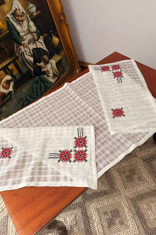 Ștergar, model Floarea Iubirii