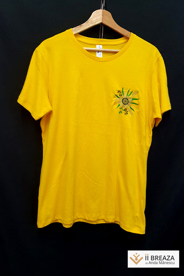 Tricou Damă, model Floarea Soarelui