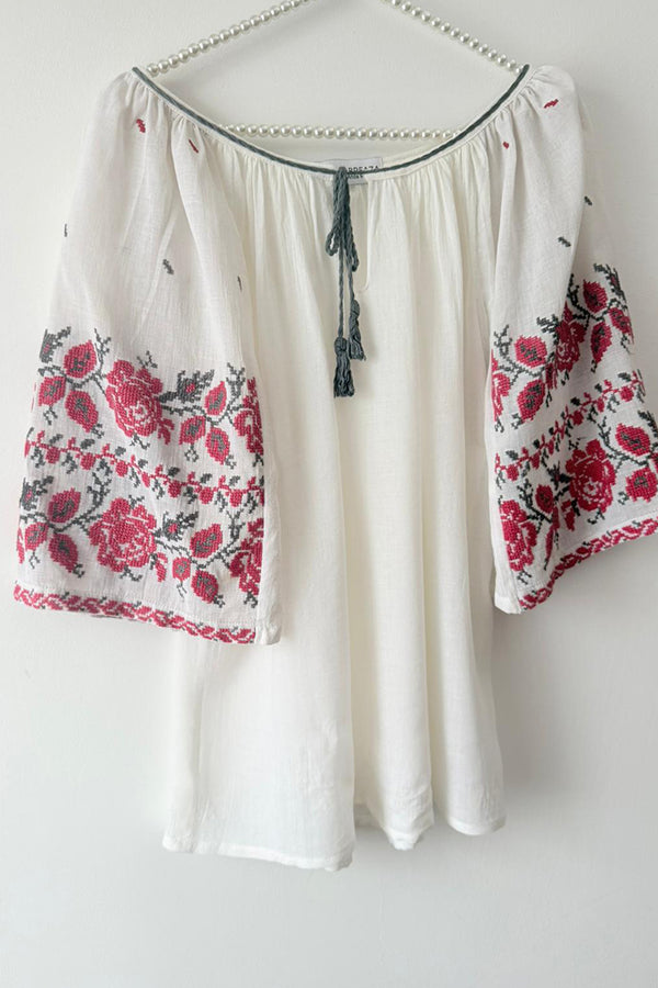 Bluză tip ie, model vintage